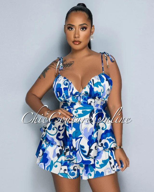 desilen-cream-blue-print-ruffle-silky-romper