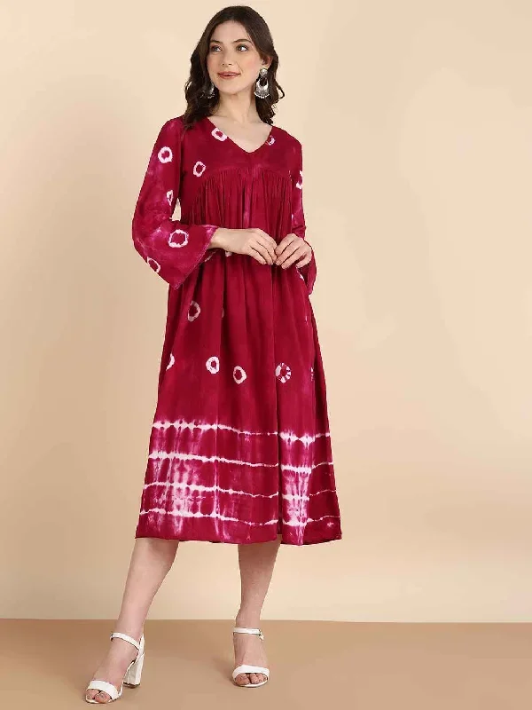 Hand Dyed Alia Cut Dress for Women