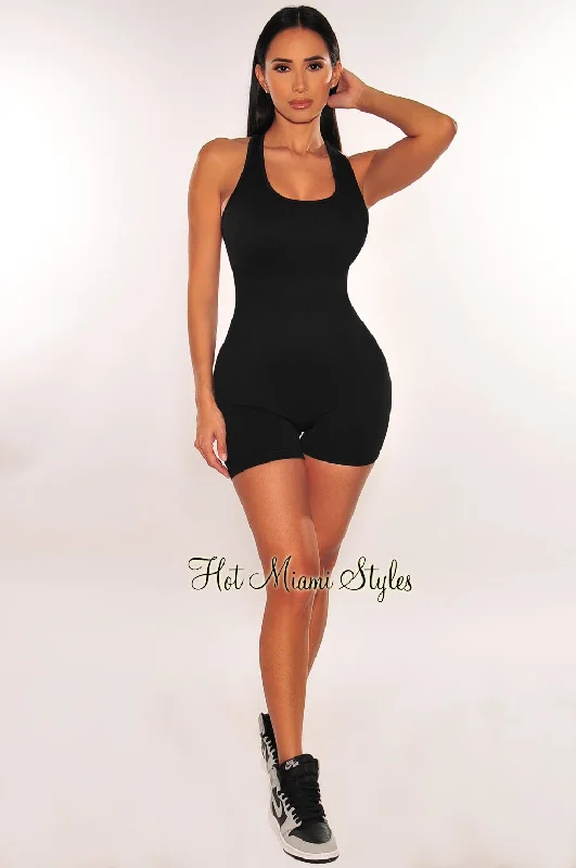 hms-fit-black-sleeveless-round-neck-snatched-romper