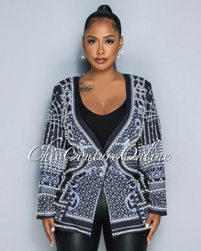 iran-blck-grey-print-pearl-accent-luxe-blazer