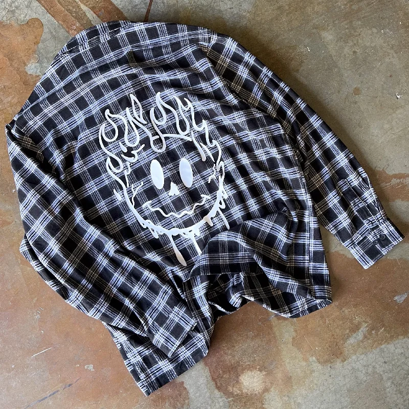 kill-crew-smiley-flannel-black