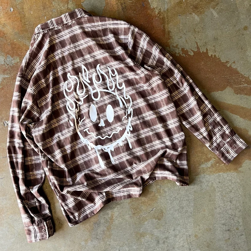 kill-crew-smiley-flannel-brown