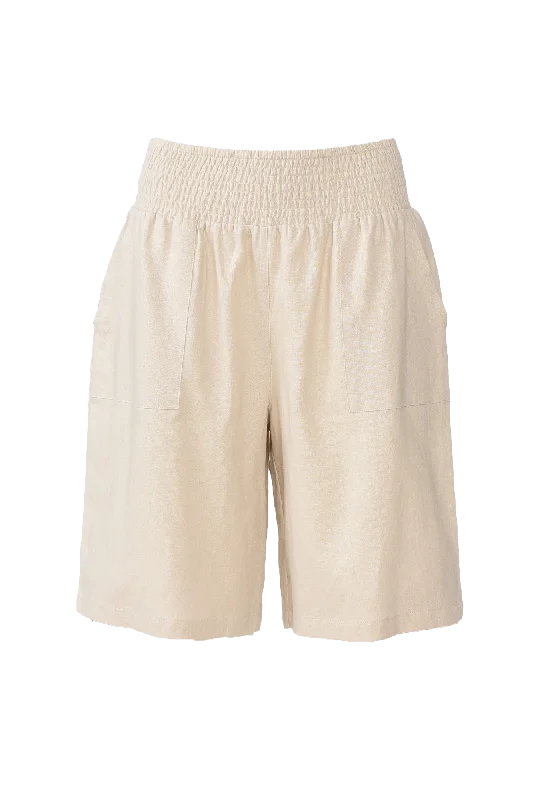 lee-beige-linen-blend-bermuda-shorts