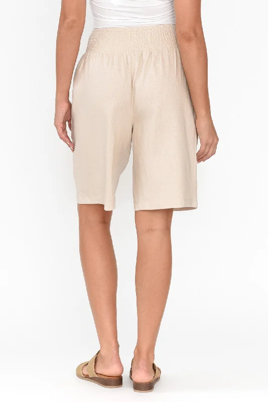 lee-beige-linen-blend-bermuda-shorts