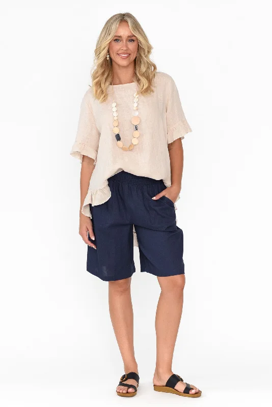 lee-navy-linen-blend-bermuda-shorts