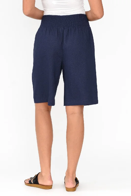 lee-navy-linen-blend-bermuda-shorts