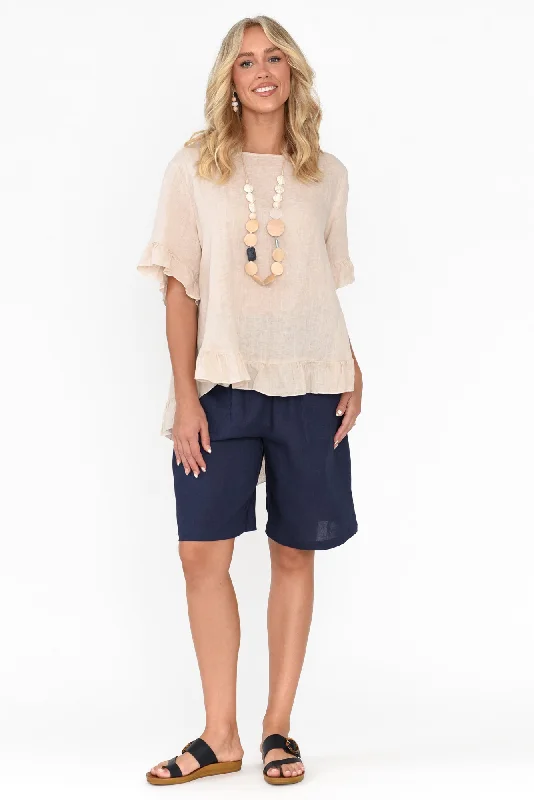 lee-navy-linen-blend-bermuda-shorts