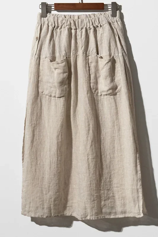 linen-solid-pocketed-midi-skirt-1