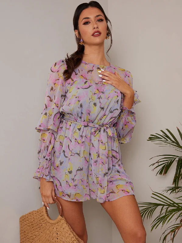 long-sleeve-floral-playsuit-in-multi