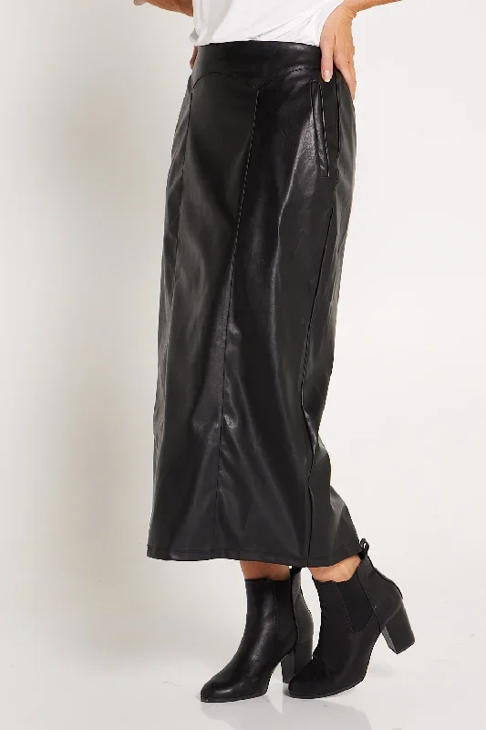 marlene-vegan-leather-skirt-black