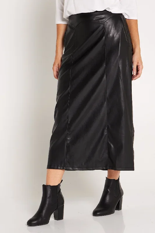 marlene-vegan-leather-skirt-black