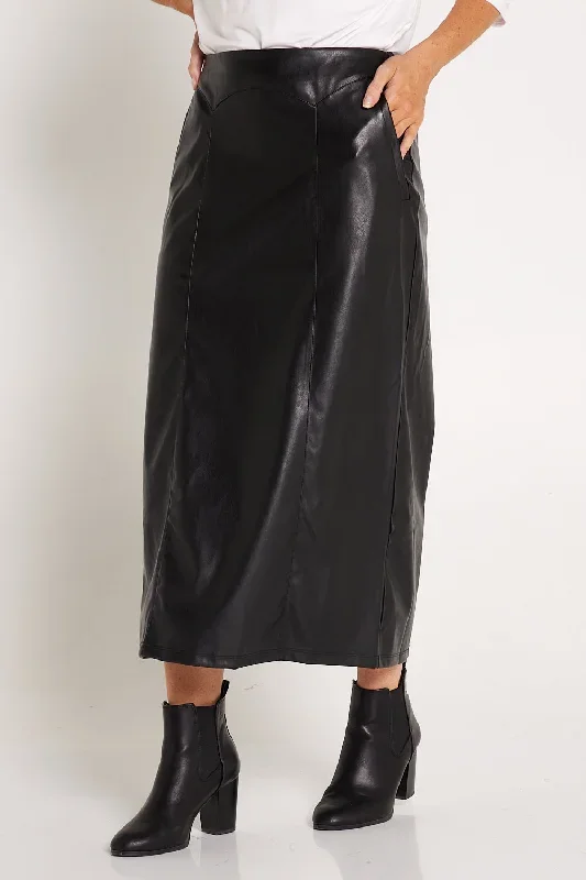 marlene-vegan-leather-skirt-black