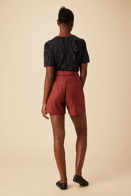 milo-femme-fete-short-stretch-rust