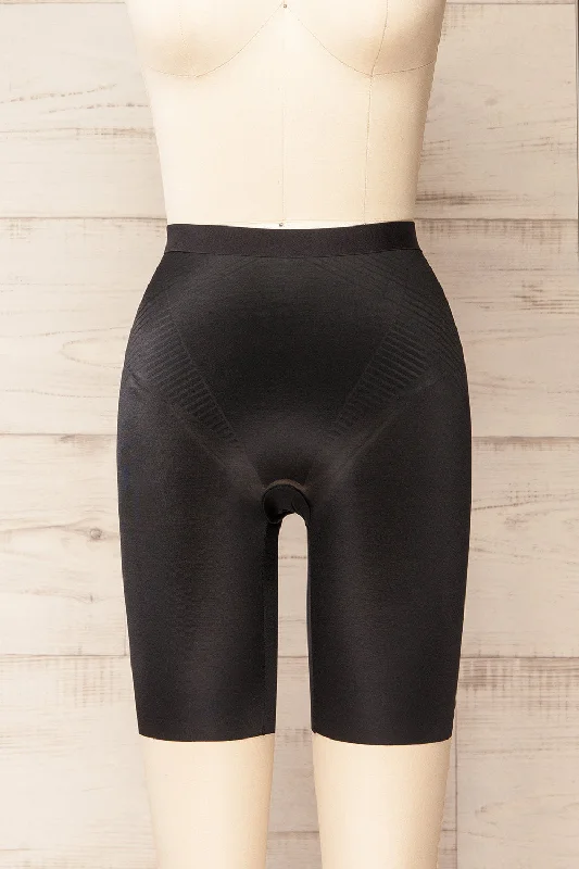 Motown Black | Invisible Mid-Thigh Shaping Shorts