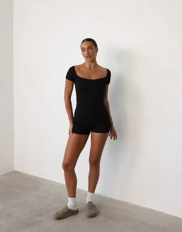 Nailea Playsuit (Black)