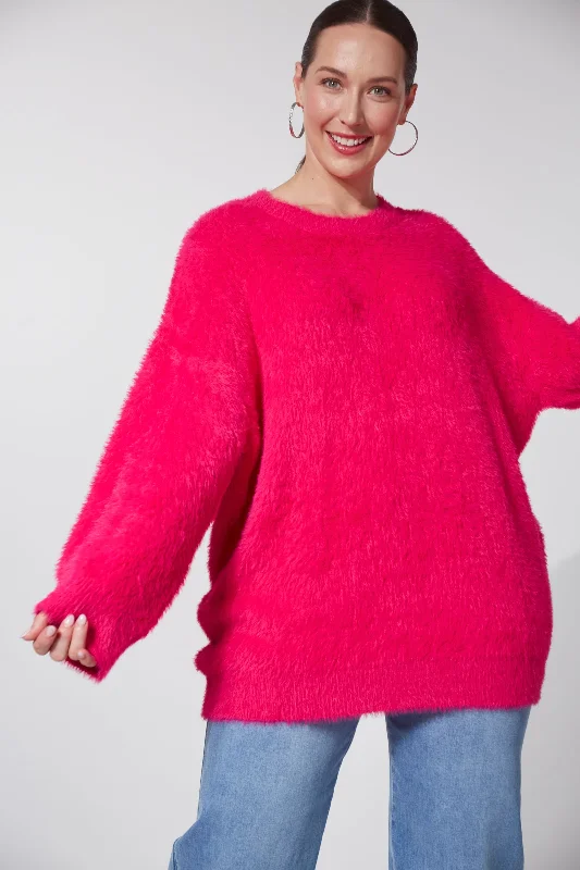 Nord One Size Jumper in Azalea