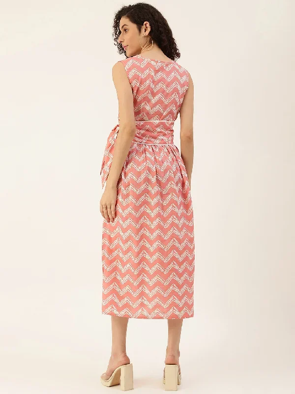 pink-off-white-printed-pure-cotton-a-line-dress-with-belt