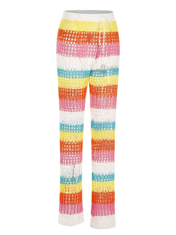 rainbow-1950s-hollow-knitted-beach-pants