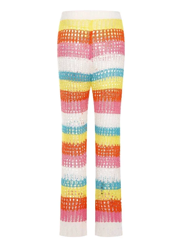 rainbow-1950s-hollow-knitted-beach-pants