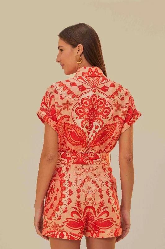 red-jaipur-romper