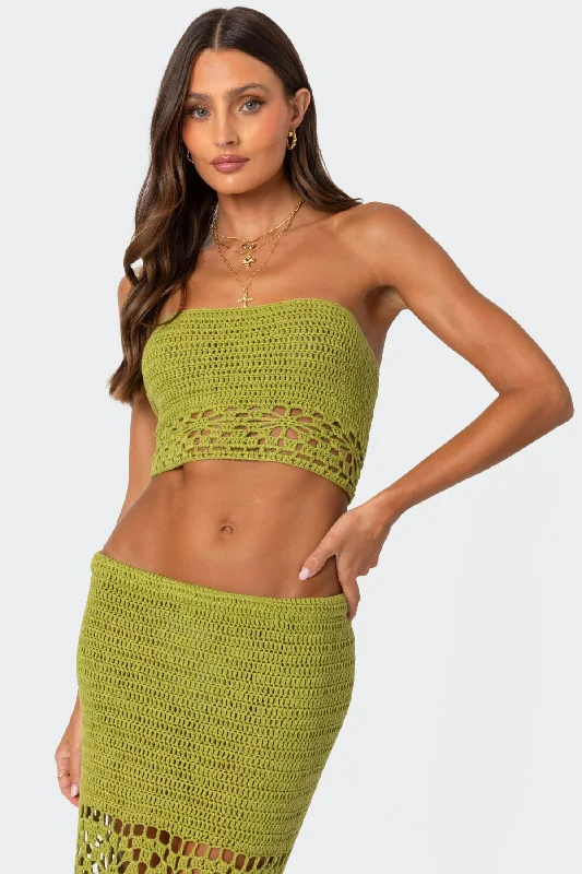 Ida Crochet Tube Top