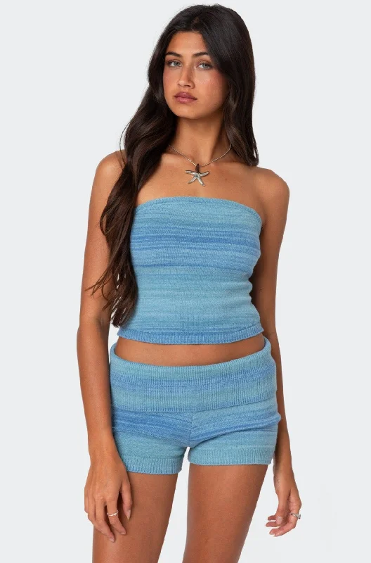 Daytona Gradient Knit Tube Top