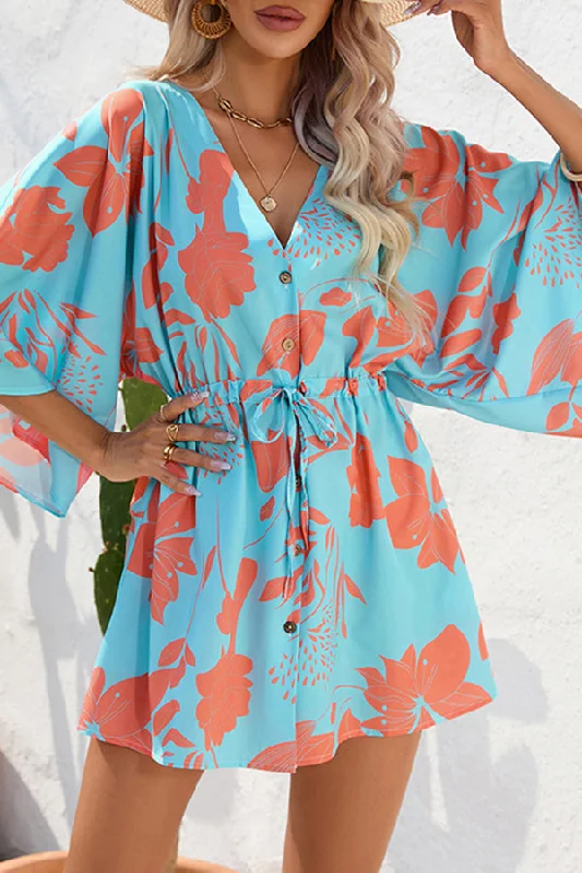 summer-printed-half-sleeve-dress