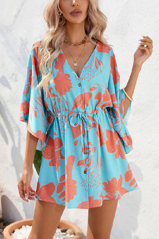 summer-printed-half-sleeve-dress