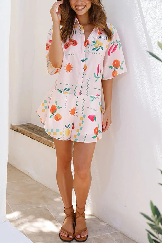 sunshine-days-unique-print-button-loose-shirt-romper