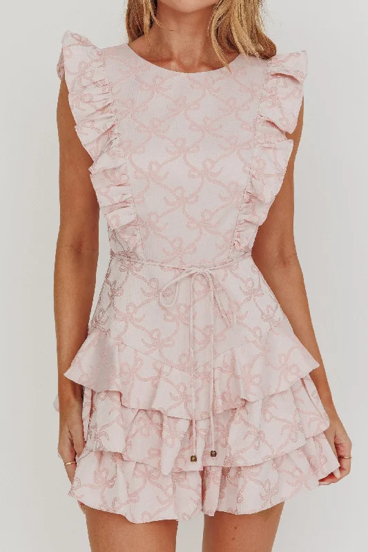 weekend-muse-sleeveless-layered-frill-romper-pink